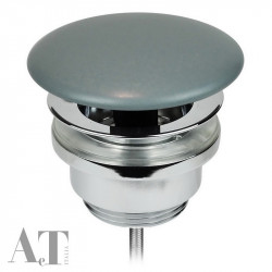 Донный клапан для раковины AeT A037105 (серый матовый)