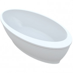 Ванна акриловая Vayer Boomerang OVAL ETNA 194*100 см (с панелью) (белый)