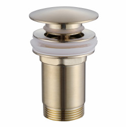 Донный клапан для раковины Abber AF0010G (золото матовое)