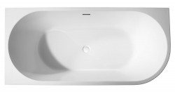 Ванна акриловая Abber AB9257-1.5 L 150*78 см (белый)
