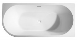 Ванна акриловая Abber AB9257-1.5 R 150*78 см (белый)