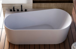 Ванна акриловая Abber AB9496-1.5 L 150*75 см (белый)