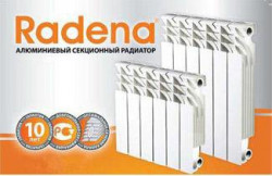 Радиатор алюминиевый RADENA 500/96 6 секций