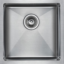 Мойка кухонная Paulmark Aller PM904444-BS 440*440 мм (брашированная сталь)