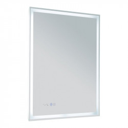 Зеркало Aquanet Оптима 288963 600*750 мм (белый матовый) с LED подсветкой