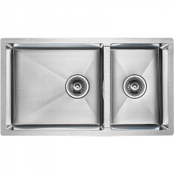 Мойка кухонная Paulmark Axel PM227844-BS 780*440 мм (брашированная сталь)