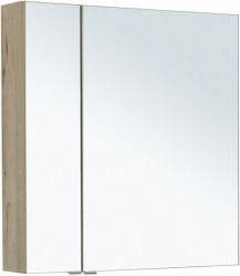 Зеркальный шкаф Aquanet Алвита New 277537 800*850 мм (дуб веллингтон белый)