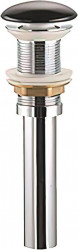 Донный клапан для раковины Art&Max AM-201BV-MB (чёрный матовый)