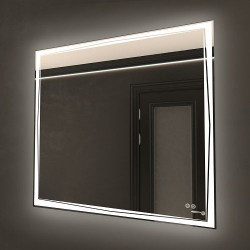 Зеркало Art&Max Firenze AM-Fir-900-800-DS-F-H 900*800 мм (LED, антизапотеватель)