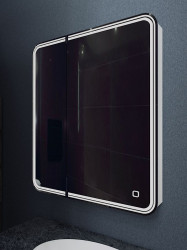 Зеркальный шкаф Art&Max Verona AM-Ver-800-800-2D-R-DS-F 800*800 мм (LED) R