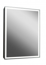 Зеркальный шкаф Art&Max Techno AM-Tec-600-800-1D-DS-F-Nero 600*800 мм (LED)