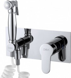 Гигиенический душ со смесителем D&K Rhein.Marx DA1394501 (хром)
