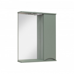 Зеркальный шкаф Runo Афина 00-00001207 60 см (цемент)