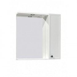Зеркальный шкаф Runo Римини R 00-00001257 75 см (белый)