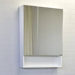 Зеркальный шкаф Comforty Никосия 00-00011199 60 см (белый)