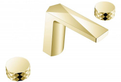Смеситель для раковины Boheme Venturo 150-MG-DIAMOND (золото матовое)
