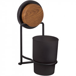 Стакан для ванной комнаты Fixsen Magic Wood FX-46006 (черный матовый)