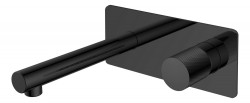Встраиваемый cмеситель для раковины Boheme Stick 125-BB.2 (чёрный матовый)