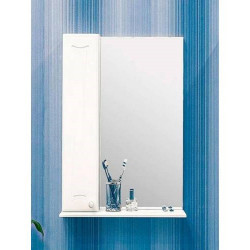 Зеркальный шкаф Sanflor Карина 610*700 мм (белый) L
