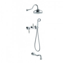 Встраиваемый смеситель для ванны с душем Boheme Brillante Ripresa 348 (хром)
