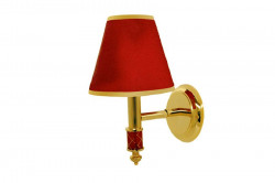 Светильник для ванной Murano Gold 765 (золотой/рубин)