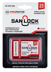 нить полиамидная с силиконом PF San-Lock (25м) pst540