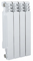 Радиатор алюминиевый AZARIO AL500/100 4 секции, белый (AL500/100/4)