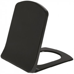 Крышка-сиденье для унитаза Creavit Lara KC1603.01.1400E (чёрный матовый) soft close