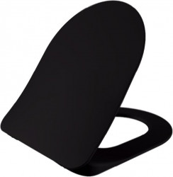 Крышка-сиденье для унитаза Creavit Duck KC0903.01.1400E (чёрный матовый) soft close