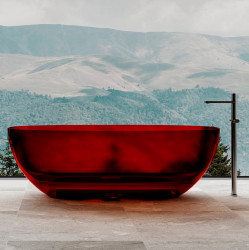 Ванна из полиэфирной смолы Abber Kristall AT9703Rubin 170*75 см (красный)