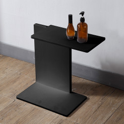 Столик для ванной комнаты Abber Stein AS1636MB 520*280 мм (чёрный матовый)