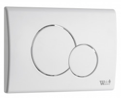 Кнопка смыва WeltWasser WW Marberg 507 RD GL-WT 10000010236 (белый)