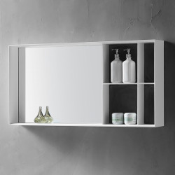 Зеркальный шкаф Abber Stein AS6639 1000*500 мм (белый)