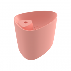 Раковина накладная Bocchi Etna 1343-032-0126 580*435 мм (розовый матовый)