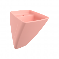 Раковина подвесная Bocchi Firenze 1082-032-0126 475*485 мм (розовый матовый)