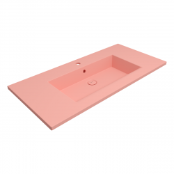 Раковина встраиваемая Bocchi Milano 1105-032-0126 1025*480 мм (розовый матовый)
