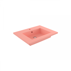 Раковина подвесная Bocchi Milano 1161-032-0126 615*475 мм (розовый матовый)