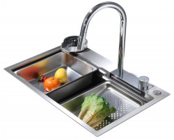 Кухонная мойка Abber Wasser Kreis AF2194 680*460 мм (хром)