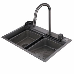 Кухонная мойка Abber Wasser Kreis AF2194NG 680*460 мм (никель)