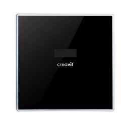 Смывное устройство для писсуара бесконтактное Creavit ES4810 (чёрный/хром)