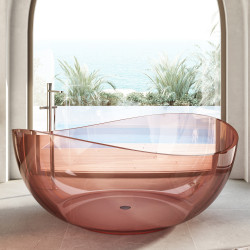 Ванна из полиэфирной смолы Abber Kristall AT9705Koralle 150*150 см (розовый)