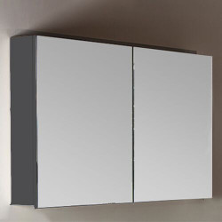 Зеркальный шкаф ArmadiArt Vallessi 546-A matt 1000*650 мм (LED) антрацит матовый