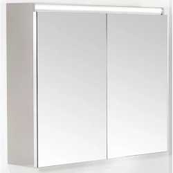 Зеркальный шкаф ArmadiArt Vallessi 546-C 1000*650 мм (LED) кашемир матовый