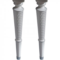 Ножки для тумбы ArmadiArt Vallessi Avangarde Denti 847-W-25 (белый) 2 шт.