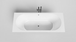 Ванна из литьевого мрамора Salini Ornella Axis Kit S-Sense 170*70 см (белый)