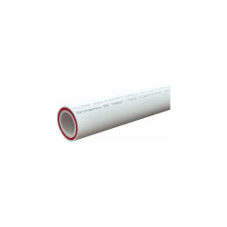 Труба РОСТерм PPR Aqua со стекловолокном SDR 6 125ммх20,8мм (4), белый