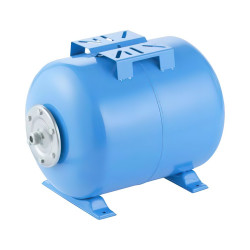Гидроаккумулятор PUMPMAN горизонтальный синий, 50л, фланец н/с TANK50H
