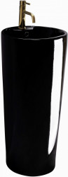 Раковина напольная Rea Blanka REA-U6635 400*400 мм (чёрный)
