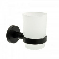 Стакан для ванной комнаты Fixsen Comfort Black FX-86006 (чёрный матовый)
