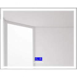 Зеркало BelBagno SPC-GRT-1000-800-LED-TCH-RAD 1000*800 мм (LED,bluetooth,fm-радио,температура)
